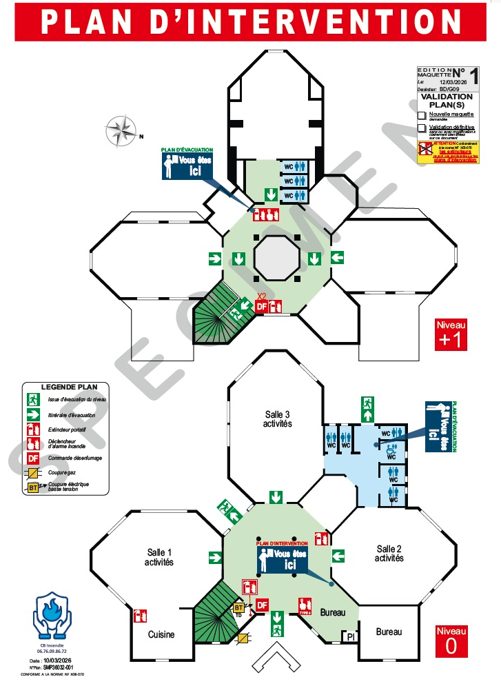 Des plans d’intervention incendie sur mesure